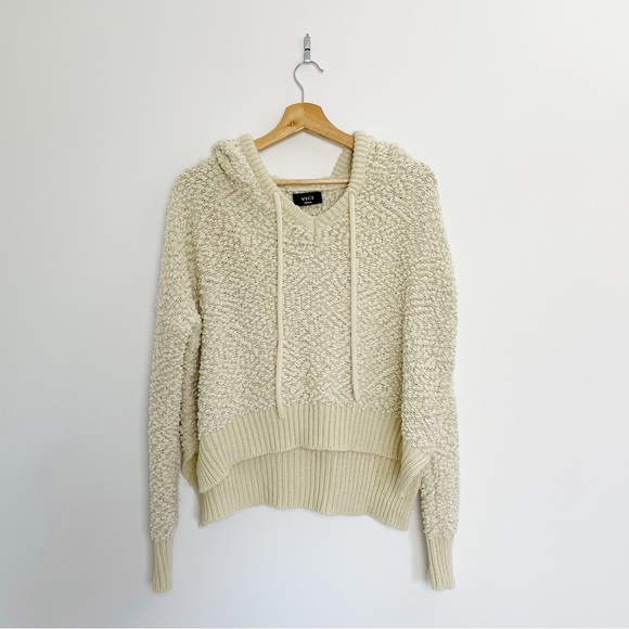 VICI Cream No Brainer Popcorn Boucle Hoodie Sweatshirt - Picture 4 of 12